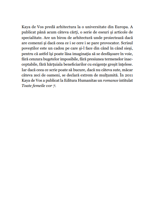 Jurnalul unei iubiri imposibile | Kaya de Vos - Humanitas Fiction