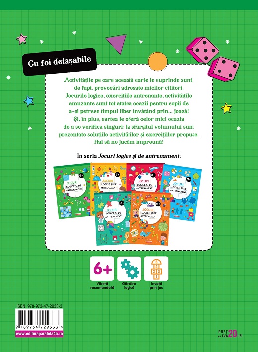 Jocuri logice si de antrenament 6 ani+ |