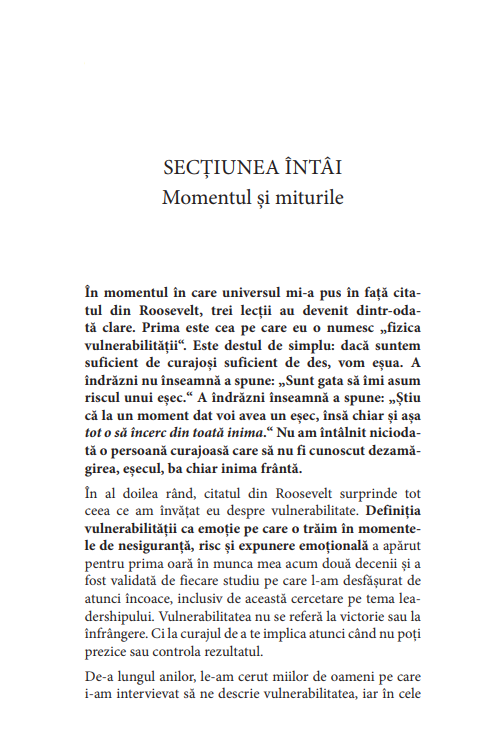 Indrazneste sa conduci | Brene Brown