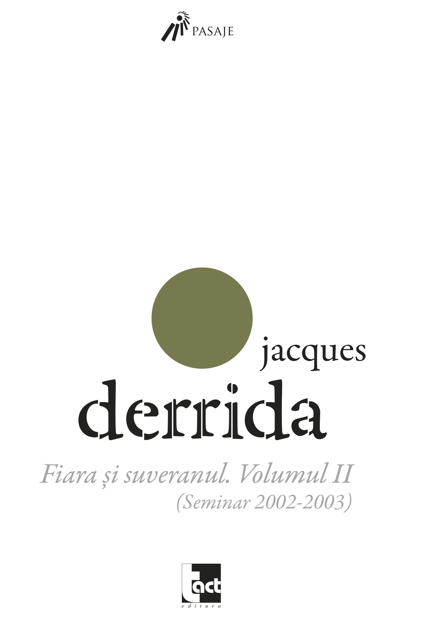 Fiara si suveranul | Jacques Derrida