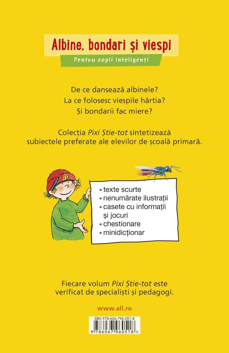 Pixi Stie-Tot. Albine, bondari si viespi | - Galaxia Copiilor