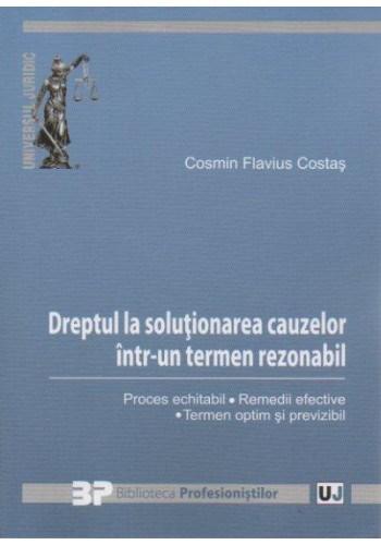 Dreptul la solutionarea cauzelor intr-un termen rezonabil | Cosmin Flavius Costas - Universul Juridic