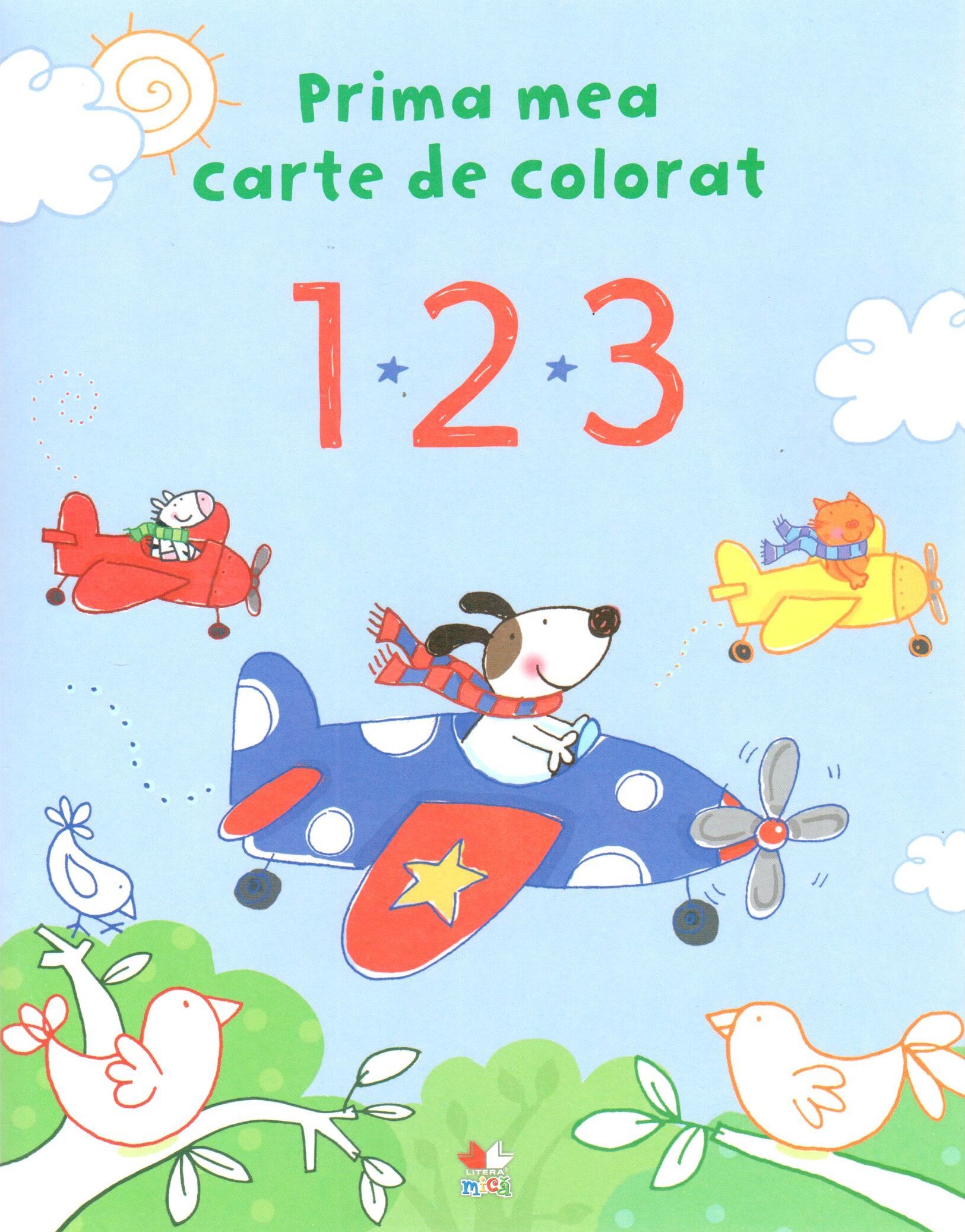 Prima mea carte de colorat - 1 2 3 |