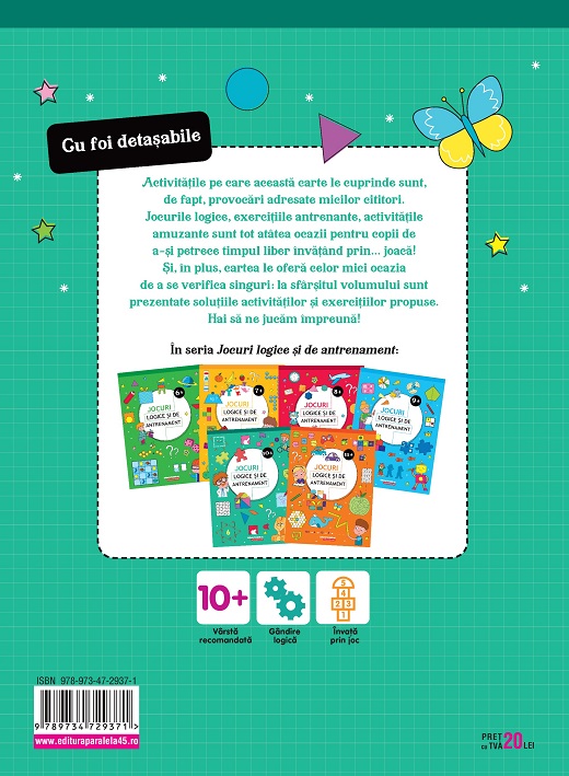 Jocuri logice si de antrenament 10 ani+ | Ballon Media - Paralela 45