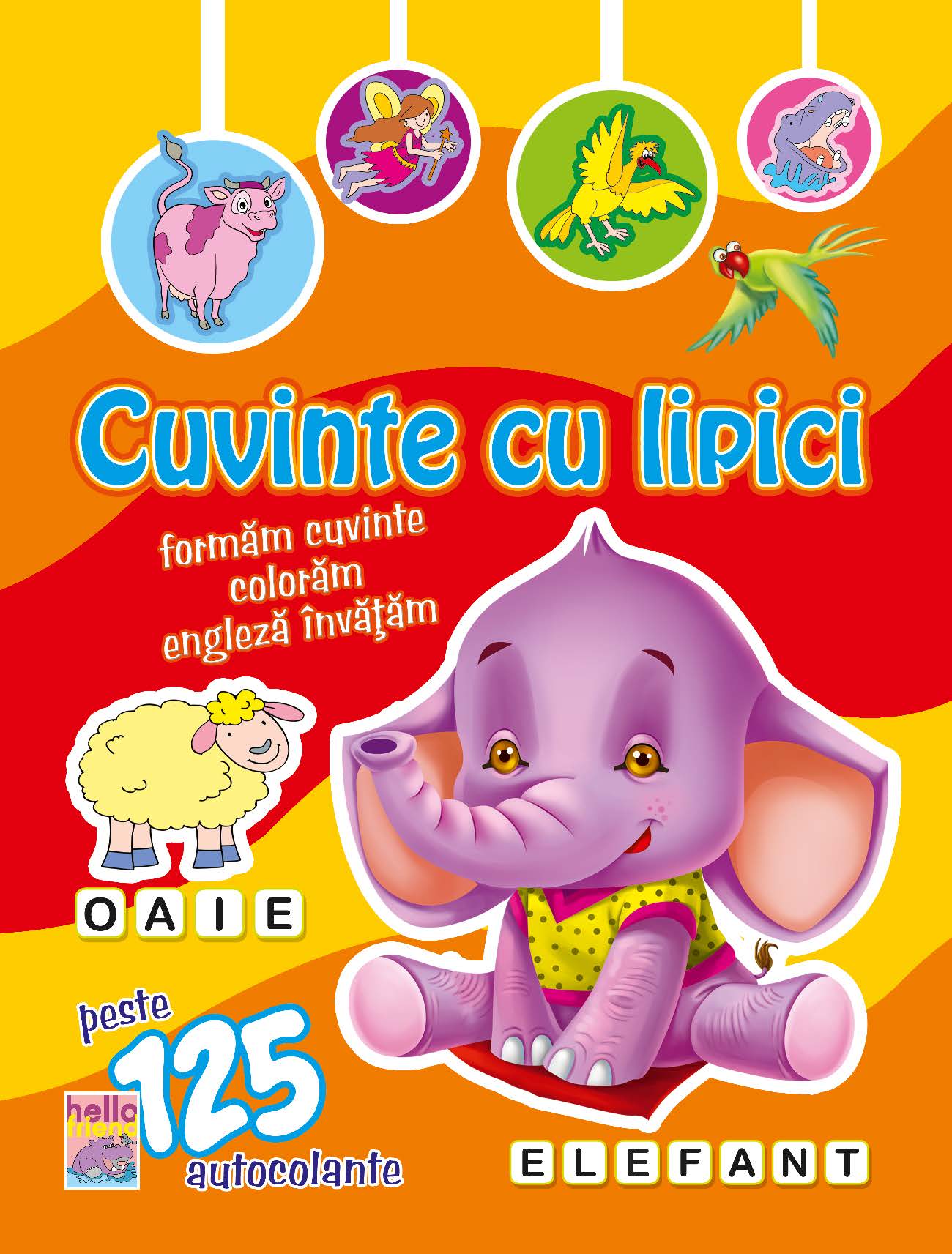 Cuvinte cu lipici - Elefant |