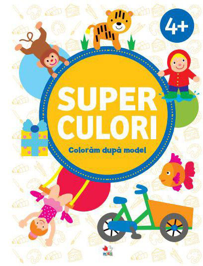 Super culori. Coloram dupa model 4+. Volumul 2 |