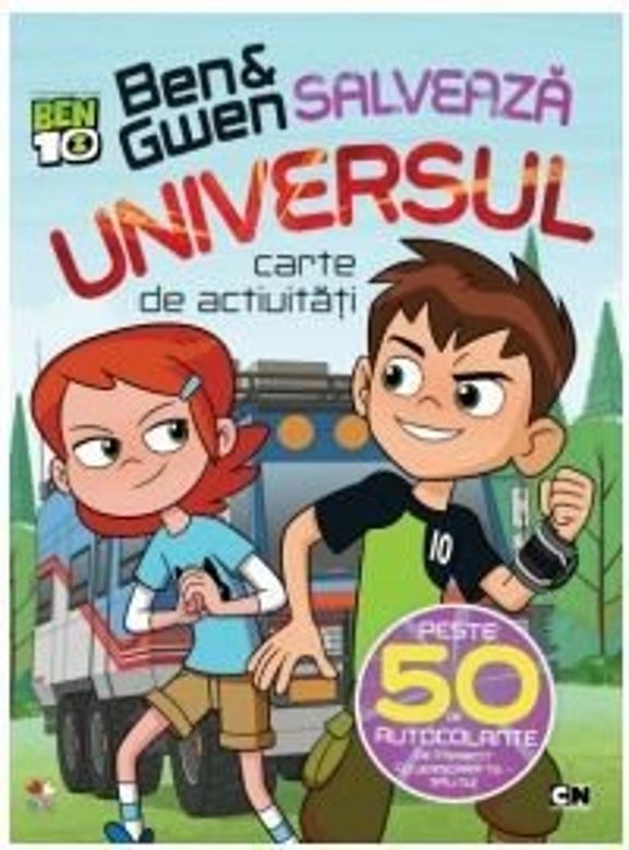 Ben & Gwen salveaza universul.Carte de activitati cu autocolante | - Litera