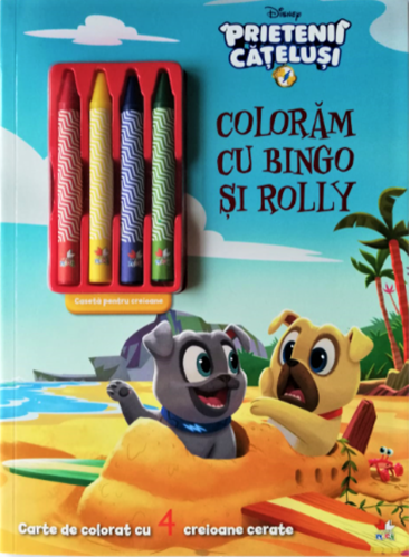 Disney. Prietenii Catelusi. Coloram cu Bingo si Rolly | - Litera