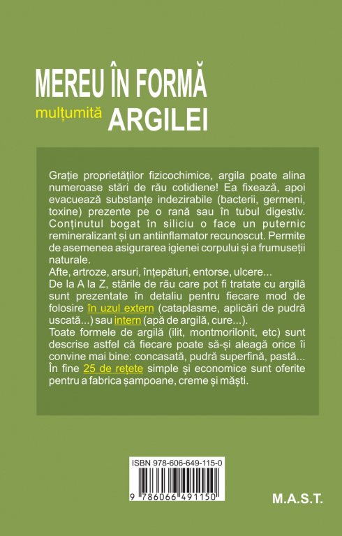 Mereu in forma multumita argilei | Cecile Baudet