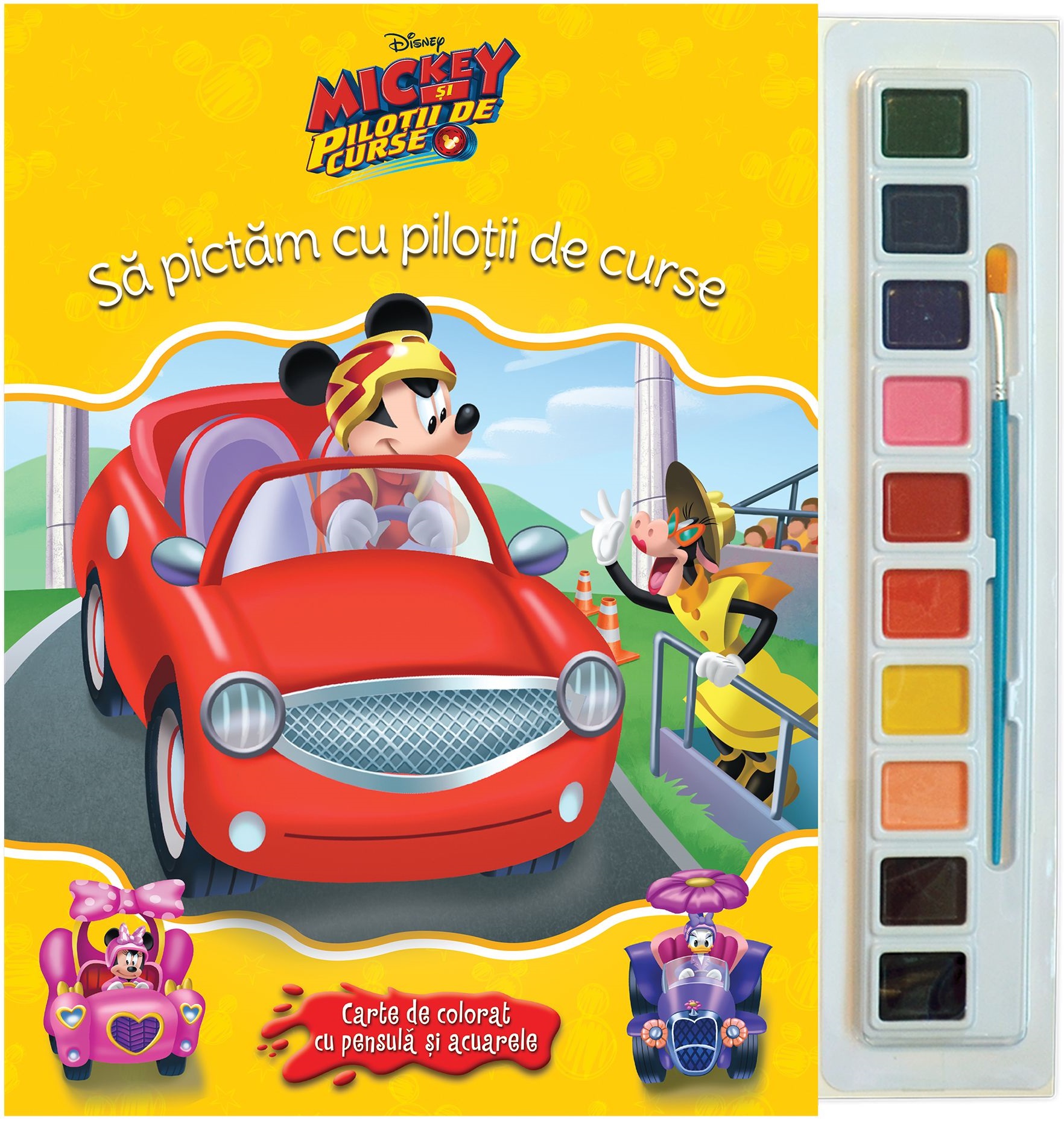 Disney. Mickey si pilotii de curse. Sa pictam cu pilotii de curse | - Litera
