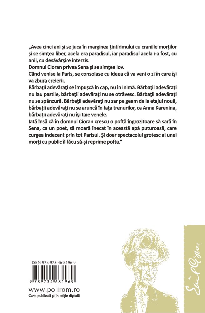 Cioran. Ultimul om liber | Andrei Craciun