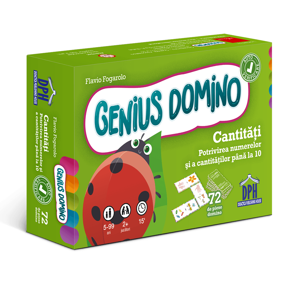 Genius Domino - Cantitati | Didactica Publishing House