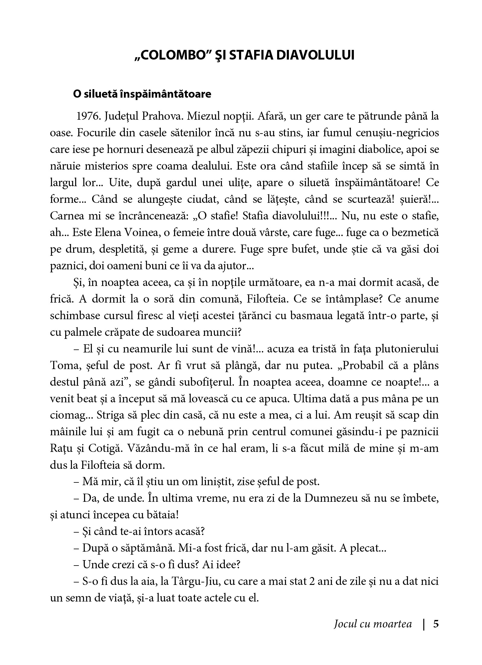 Jocul cu moartea | Traian Tandin