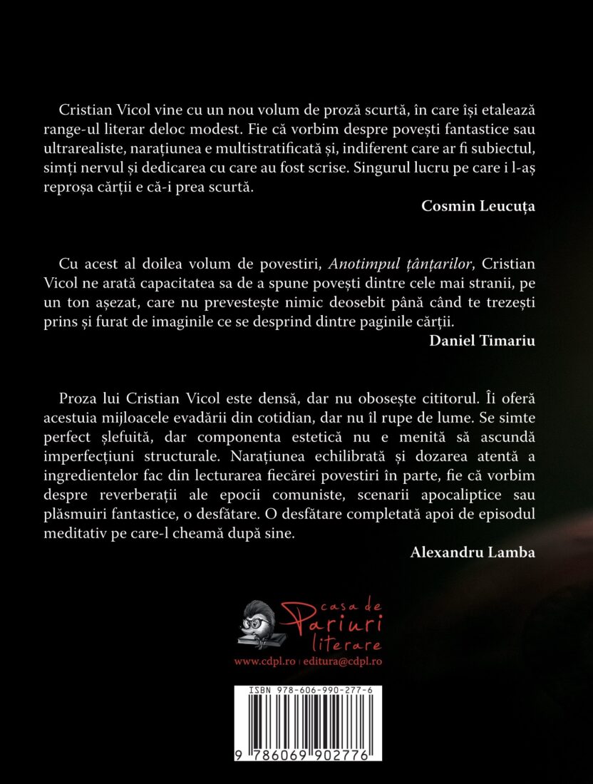 Anotimpul tantarilor | Cristian Vicol