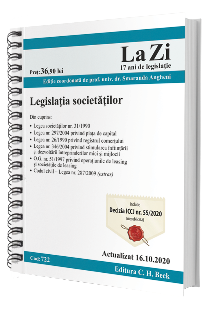 Legislatia societatilor | Smaranda Angheni