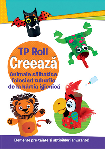 Creeaza animale salbatice folosind tuburile de la hartia igienica |