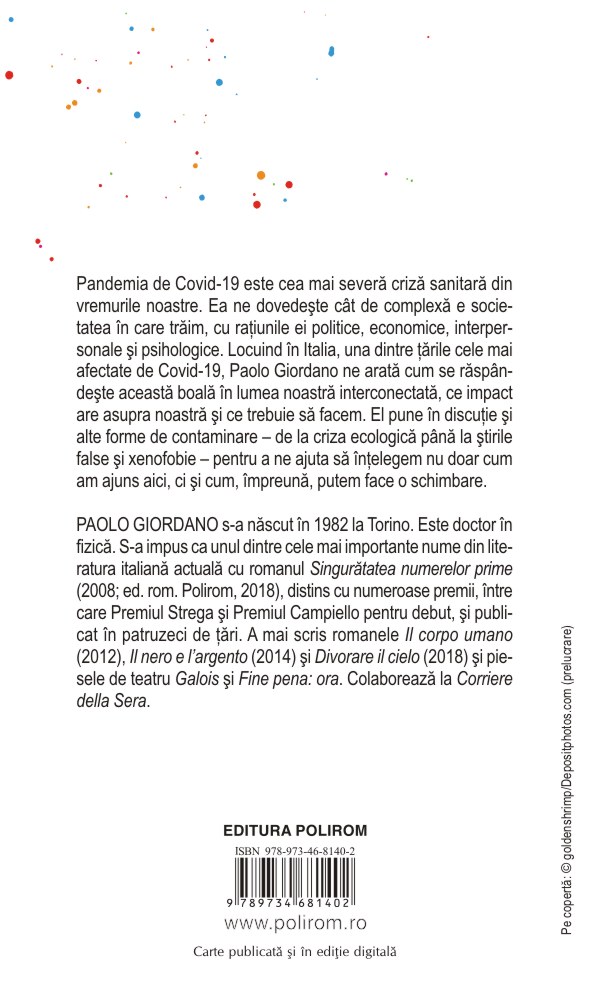 In vremea contaminarii | Paolo Giordano