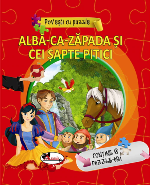 Povesti cu puzzle - Alba-ca-zapada si cei sapte pitici | - Aramis