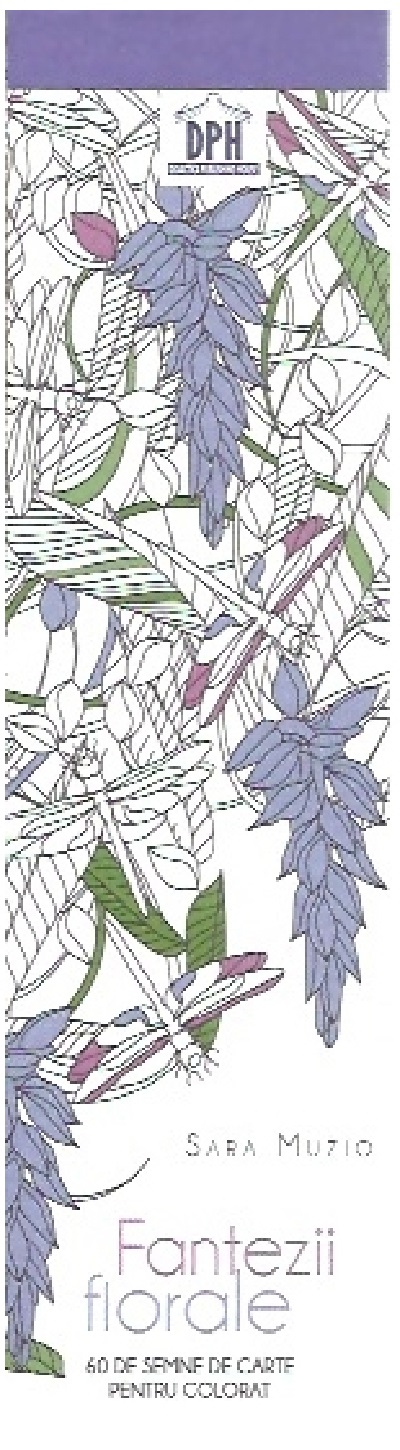 Semne de carte de colorat. Fantezii florale | - Didactica Publishing House