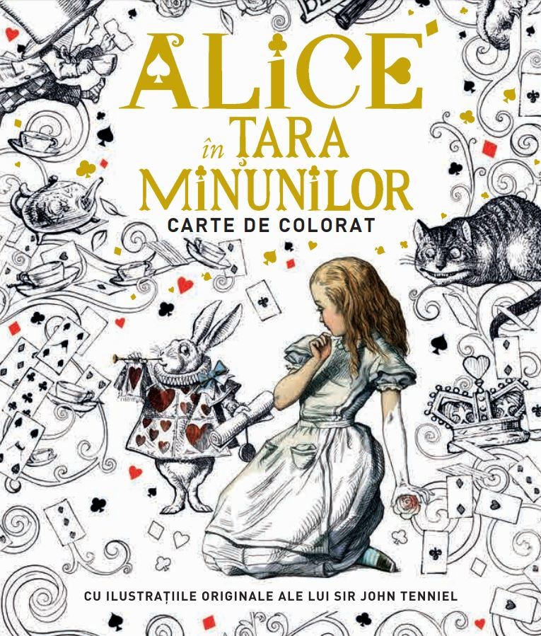 Alice in Tara Minunilor - carte de colorat | Sir John Tenniel - Litera